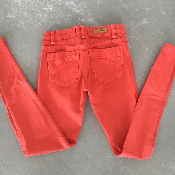 Sanctuary Salmon Pink Skinny Jeans - Picture 4 of 4